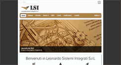 Desktop Screenshot of leonardo-si.it